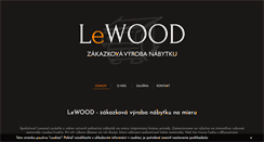 Desktop Screenshot of lewood.sk