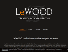 Tablet Screenshot of lewood.sk